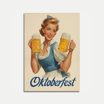 Classic Oktoberfest Beer Celebration Poster