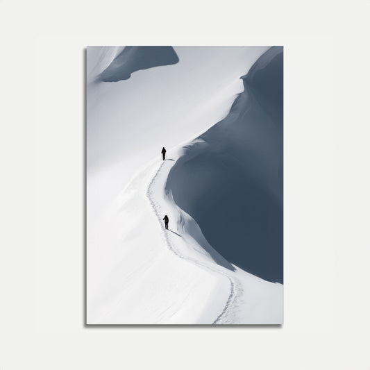 Osamělý Horský Výstup Plakát