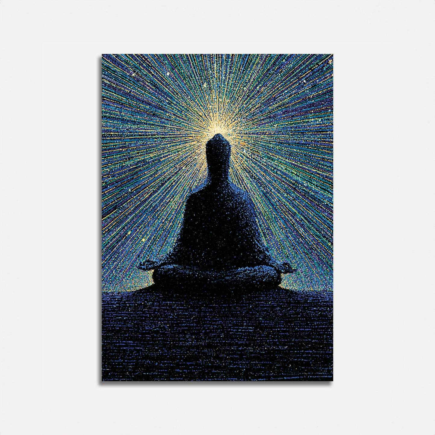 Meditation in Digital Light Poster