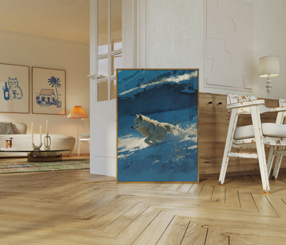 Arctic Wolf Winter Sprint Poster