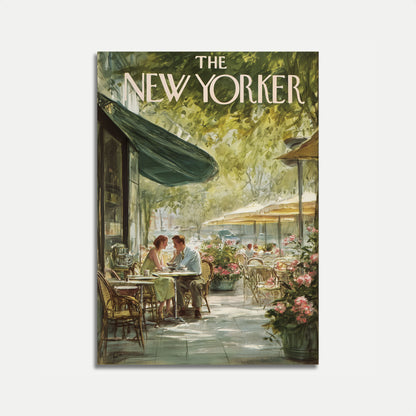 New York Cafe Summer Moment Poster