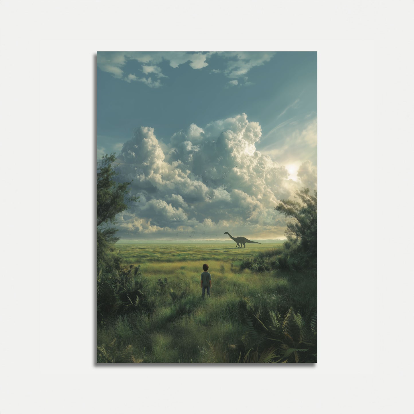 Dinosaur Dreams Childhood Poster