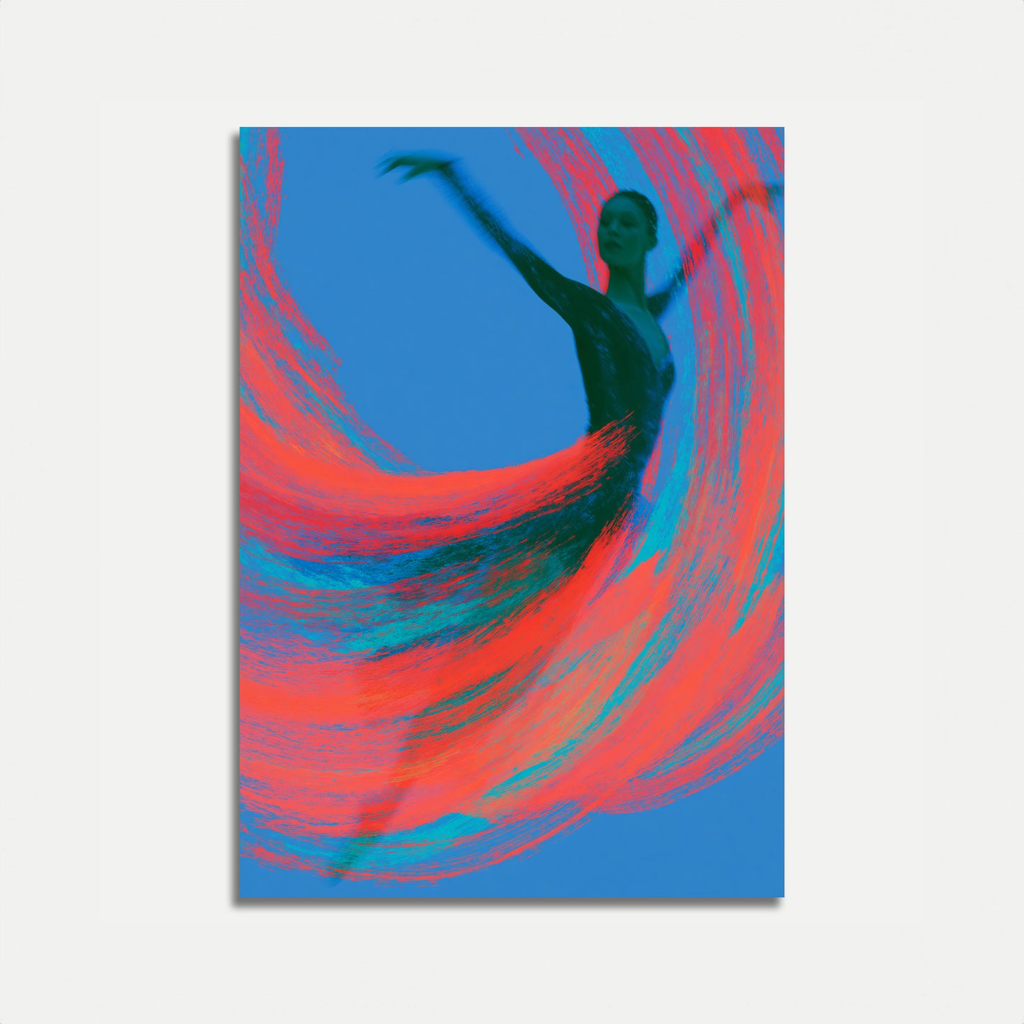 Dancer in Motion Flow Poster