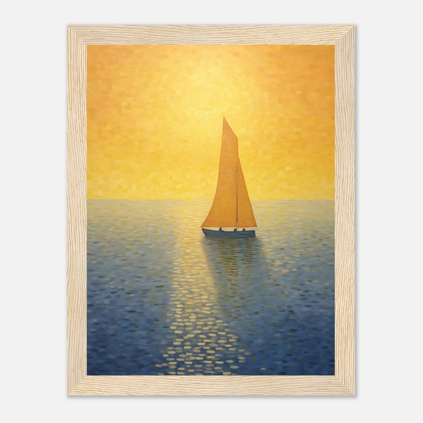 Sailboat At Sea - Poster