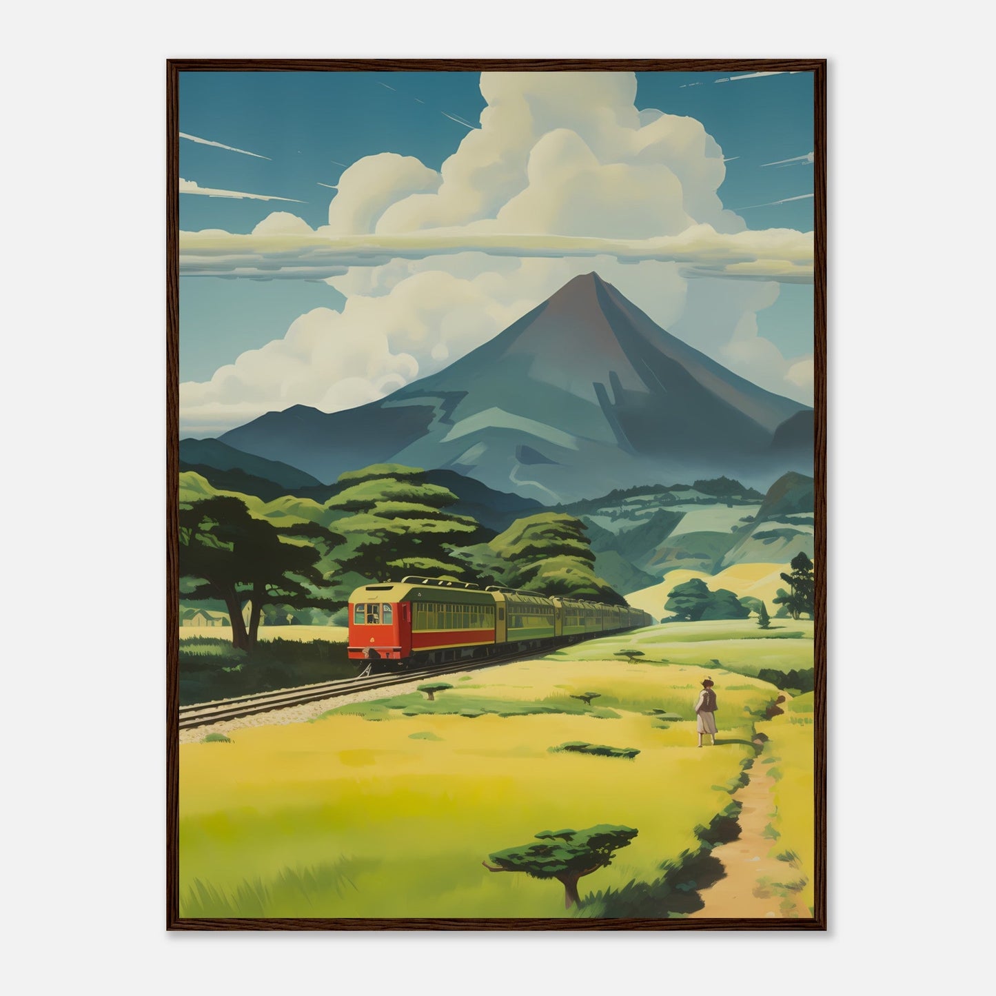 Train Through Japan - Poster