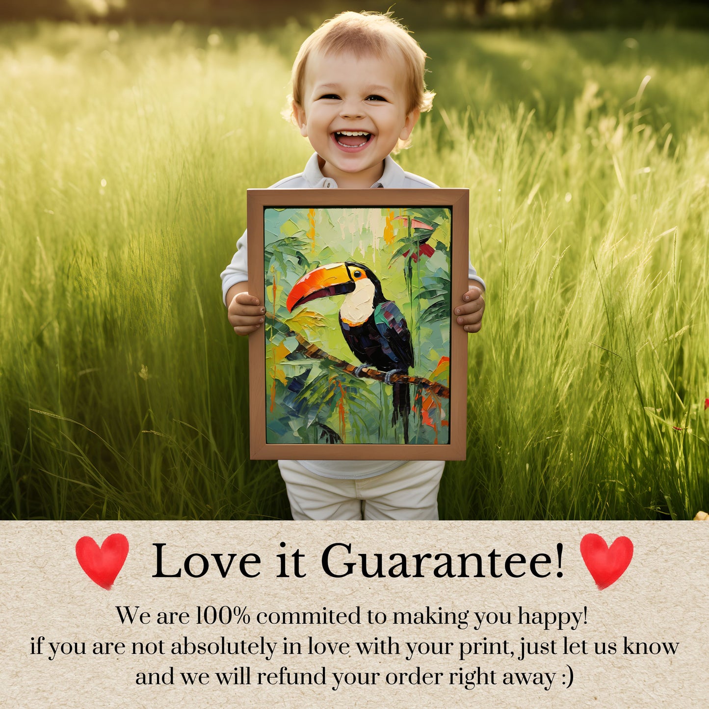 Plakat: Delfiner hopper over havbølger