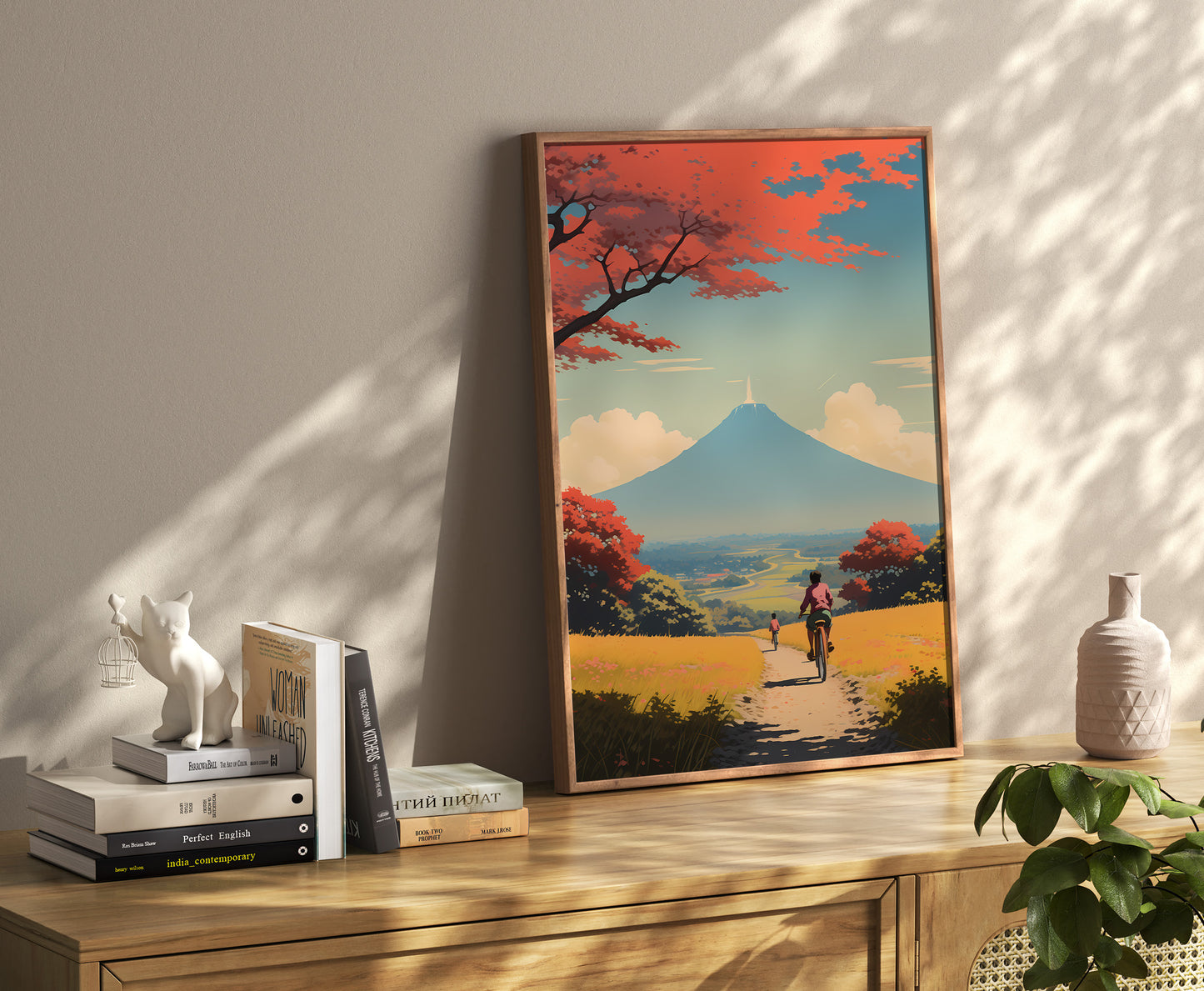 Autumn Ride to Mount Fuji – Poster