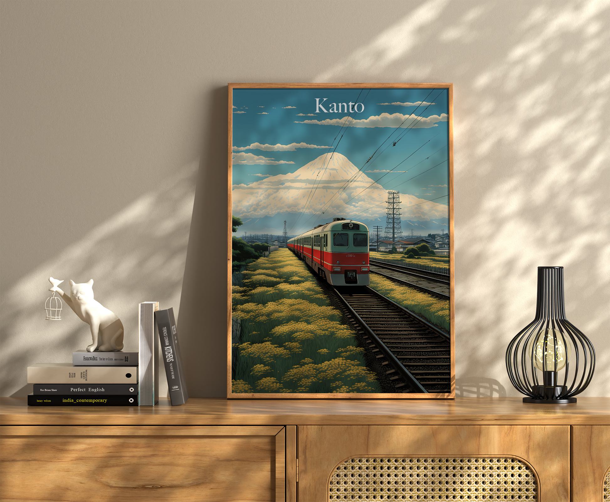 Kanto Japan Train Poster - Mount Fuji Vintage Railway Print – Artisout Kanto Japan Train Poster - Mount Fuji Vintage Railway Print – Artisout