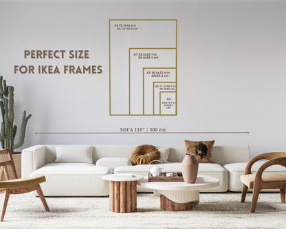 Bauhaus Lamp Design Poster