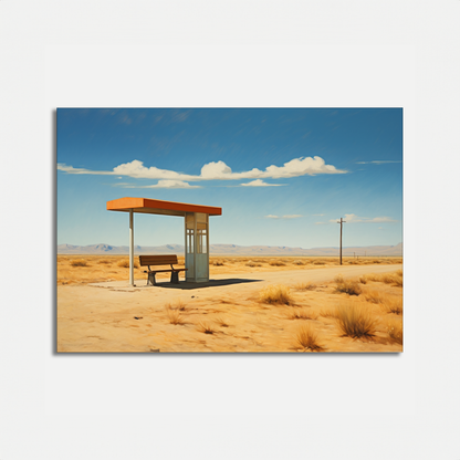 Lone Busstop - Poster